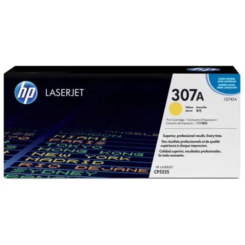 Toner HP CE742A Yellow do drukarki HP (Oryginalny)